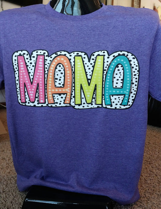 MAMA polka dot T-shirt