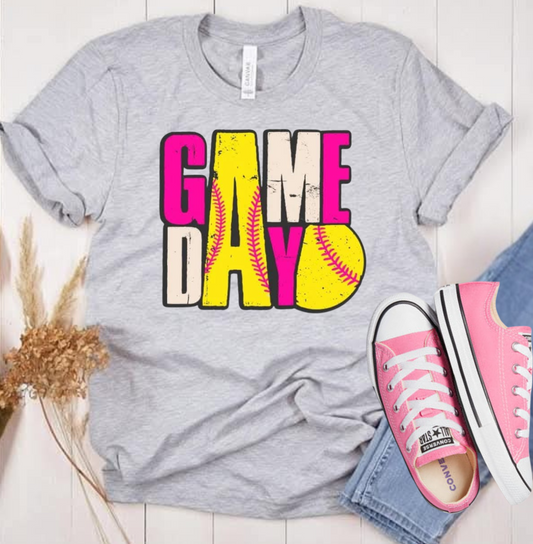 Softball Game Day Tee